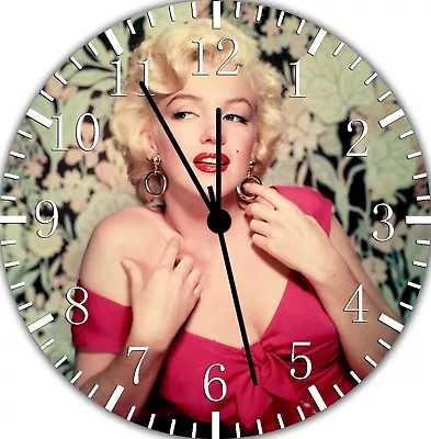 Marilyn Monroe Frameless Borderless Wall Clock Nice For Gifts Or Decor F86 • $22.95