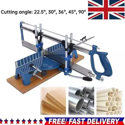 Table Mitre Hand Saw Angle Cutter 22.5° 30° 36° 45° 90° For Woodworking UK • £41.19