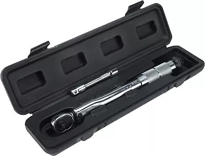 1/4  Drive Click Torque Wrench 20-200 In.lb Adjustable Hand Tools Car Motorcycle • $26.89