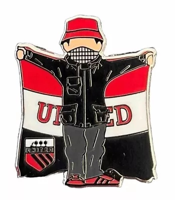 Man United Supporter Football Casual Ultra Away Days Enamel Pin Badge • £6