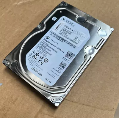 Seagate 6TB Enterprise Capacity 3.5 | ST6000NM0034 7.2K RPM SAS 12Gb/s 256MB Cac • $60