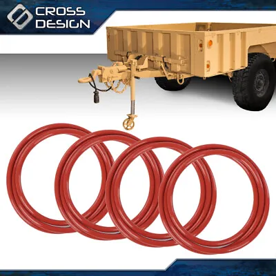 Fit For M1101 M1102 Military Humvee Trailer 4x Red O-Rings Split Rims Wheel Seal • $107.99