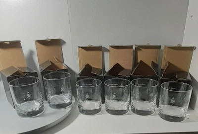 $99 • Buy Johnnie Walker 2007 Keep Walking Seriously Black 6 X Glasses Original Box