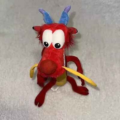 15  Disney Store Mulan Mushu Red Dragon Stuffed Animal Plush • $20.99