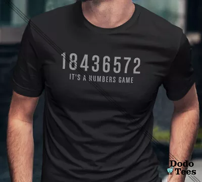 $22.99 • Buy Mens 18436572 Numbers Game Small Big Block Chevy Car Shirt V8 Chevelle Vette SBC