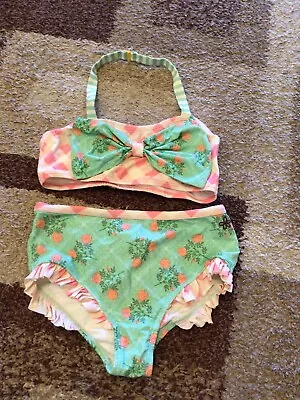 Green - Pink Matilda Jane Swimsuit - Size 12-14 • $17.99