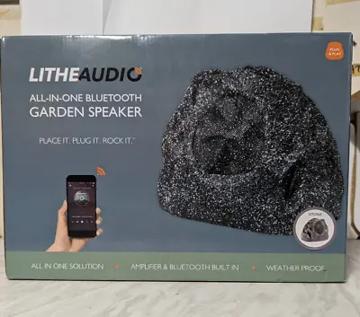 Lithe Audio Bluetooth Outdoor Garden Rock Speaker All-In-One  (Single) • £179.99
