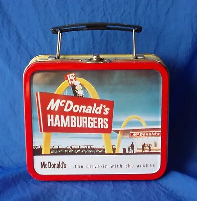 McDonalds Restaurant Golden Arches Mini Tin Lunchbox Collectible Vintage 1997  • $7.98