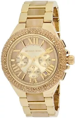 Michael Kors Camille Womens Watch Mk5902 Gold - Warranty - Rrp 379.00 • $180.16