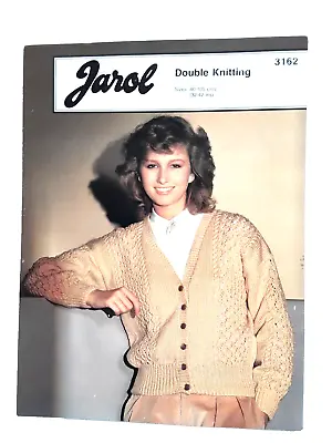 Jarol Knitting Pattern 3162 Women's Cardigan Size 32 - 42  DK Original Vintage • £4.40