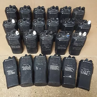 Lot Of 23- Motorola CP150 Handheld Radios AAH50RCC9AA2AN W/21 Bttrs NoAtns  USED • $1000