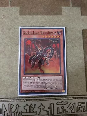 Yugioh Tcg Red-eyes Black Meteor Dragon Dune-en095 Super 1st Edition  • $5