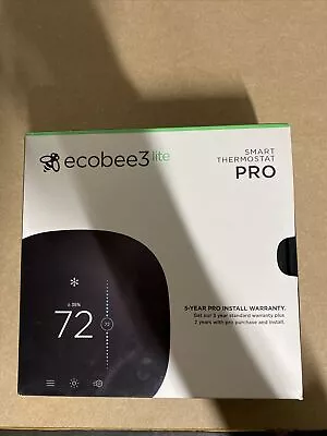 Ecobee3 Lite Smart Thermostat Pro  Model # EB-STATE3L TBR-01 New In Sealed Box • $85