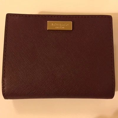 $39.99 • Buy Kate Spade Burgundy Continental Zip Around Wallet Coin