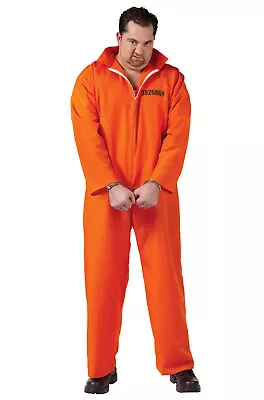 Brand New Prisoner Convict Jail Got Busted Adult Men Plus Size Costume • $18