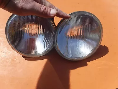 Used H4 Halogen Bulb Sealed Beam Conversion 7 Inch Metal Glass • $35