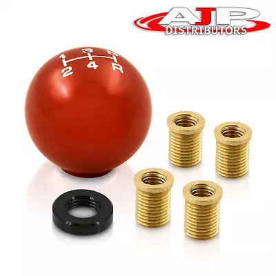 For Benz 10X1.5mm 5SPD Round Shift Gear Knob Lever Adapter Kit Selector Orange • $12.99