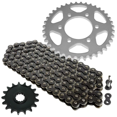 $43.01 • Buy Black Drive Chain And Sprocket Kit For Kawasaki Ninja ZX-10R ZX1000C 2004 2005