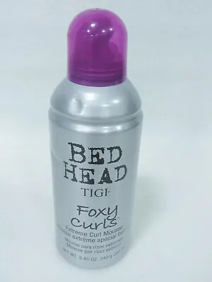 $17.69 • Buy TIGI BED HEAD FOXY CURLS EXTREME CURL MOUSSE 8.45 Oz Scuffed!