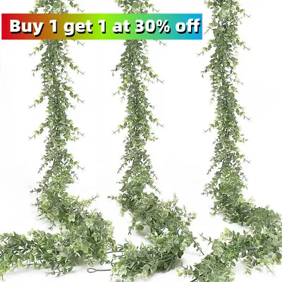 Artificial Fake Eucalyptus Garland Plant Greenery Foliage For Christmas/Wedding • £3.59