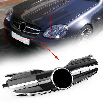AMG Style Front Upper Grill For Mercedes Benz R170 W170 SLK Class 1998-04 Black • $130.45