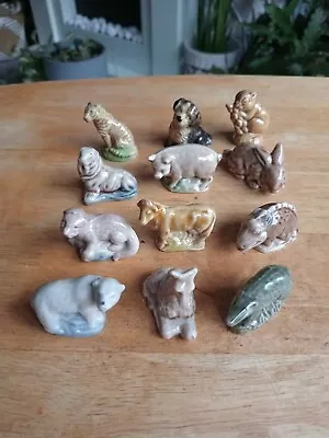 Wade England Whimsies Animal Bundle 1 Giraffe Tiger Bear Cow Squirrel Pig Rabbit • £20