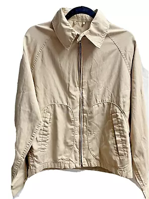 McGregor  Jacket Vintage Harrington Style Lightweight Tan Size M 1980s • $24.98