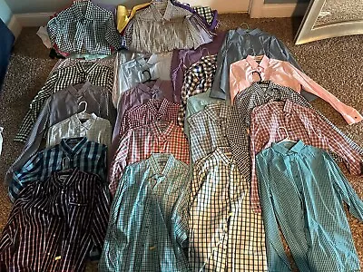 Express Men Size Large Dress Shirts Huge Lot Of 44 • $449.99