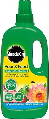 Miracle-Gro Pour & Feed 1L Ready To Use Plant Food • £6.50