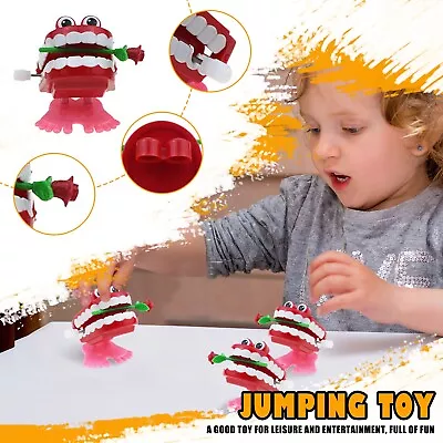 Wind-Up Toys Plastic Chattering Teeth Wind Up Toy Early Education Toy Teeth Toy • $13.08