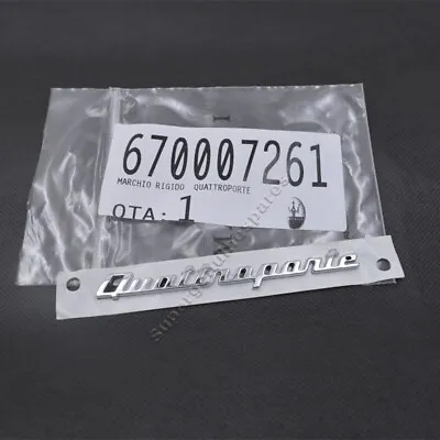 Genuine Maserati Quattroporte Interior Badge Emblem 1 Piece #670007261 Brand New • $74.20