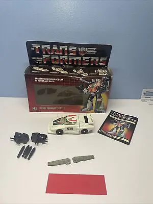 TRANSFORMERS G1 WHEELJACK 1984 Figure W Box TAKARA All Original Clean Pre-Rub • $349.99