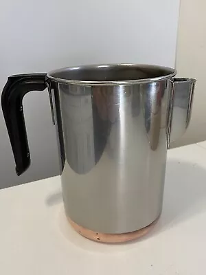 Revere Ware Coffee Pot Percolator 1801 Copper Clad Bottom 8 Cup PARTS Pot Only • $19.99