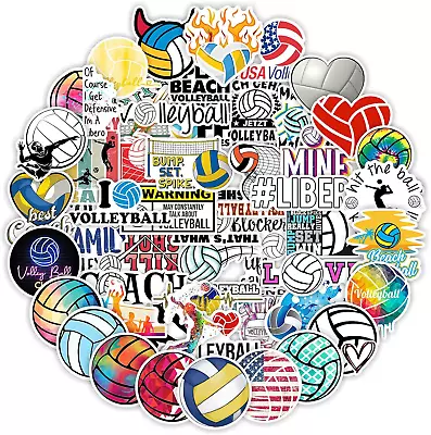 Volleyball Stickers 100PCS Motivational Volleyball Water Bottle Stickers You • $14.24