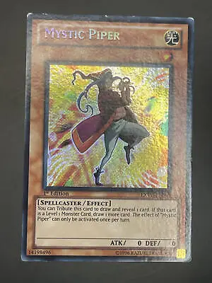 Yugioh Mystic Piper Secret Rare 1st Edition Good Condition Exvc-en005 • $18.66
