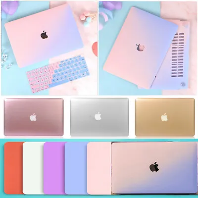 Metallic Cream Matte Hard Case+Keyboard Cover For MacBook Air Pro 11 12 13 14 15 • $16.99