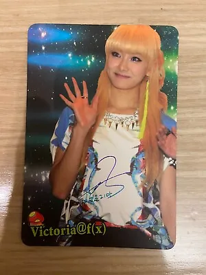 F(x) Victoria YES! Photocard With Printed Signature Trading Card Kpop • $3.99