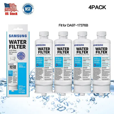 4 X Samsung DA97-17376B HAF-QIN Refrigerator Water Filter DA97-08006C 300 Gallon • $48.55