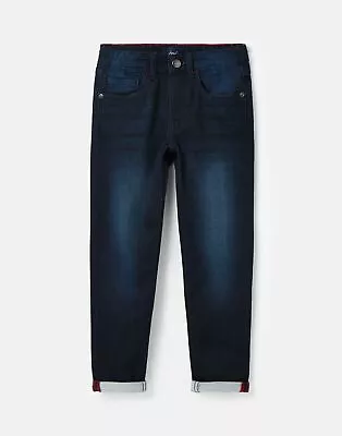 £14.95 • Buy Joules Boys Bradley Jersey Denim Slim Jeans  - Dark Denim