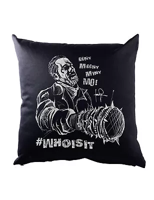 Eeny Meeny Miny Mo Cushion Pillow Negan Lucille Baseball Bat Zombie Dead Horror • £26.34