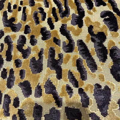 Clarence House Okavango Animal Skin Cut Velvet Epingle Fabric 1 Yd.  39  • $375