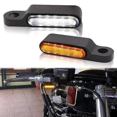 2x Motorcycle 6LED Turn Signal Indicators Handlebar Front Running Light Blinkers • $10.32