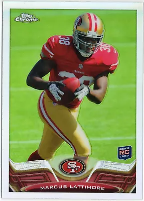 2013 Topps Chrome Refractor Marcus Lattimore #170 Rookie Rc 49ers Gamecocks • $4.60