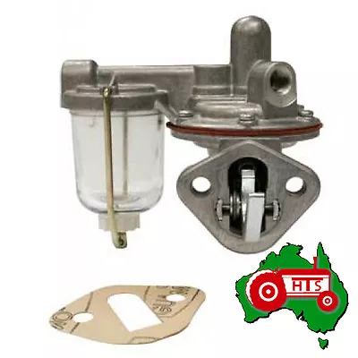 Tractor Fuel Lift Pump With Glass Bowl Massey Ferguson 65 165 AD4-203 Eng MF50 • $64.94