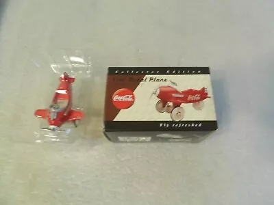 Vintage 1997 Coca-Cola Coke Pedal PlaneCollectors Edition 1:18 Scale NIB • $8.95