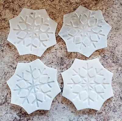 Aspen Home Marble Snowflake Coasters Set Of 4 Made In India  • $6.99