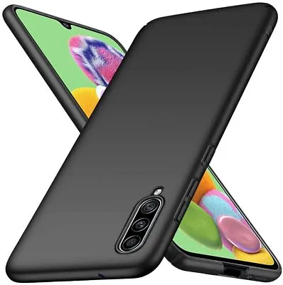 For Samsung Galaxy A90 5g Premium Matte Black Hard Gel Case • £3.49