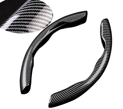 $20.47 • Buy Carbon Fiber Look Car Steering Wheel Booster Non-Slip Cover Trim Accessories
