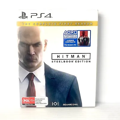 Hitman The Complete First Season Steelbook - PS4 - Tested & Working - Free Post • $37.88