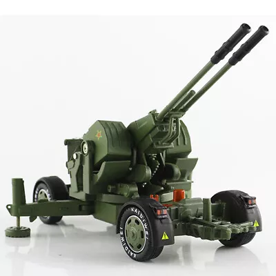 1:35 Diecast Metal Military Model Anti-Aircraft Gun Artillery Cannon Kids Toy • $30.99